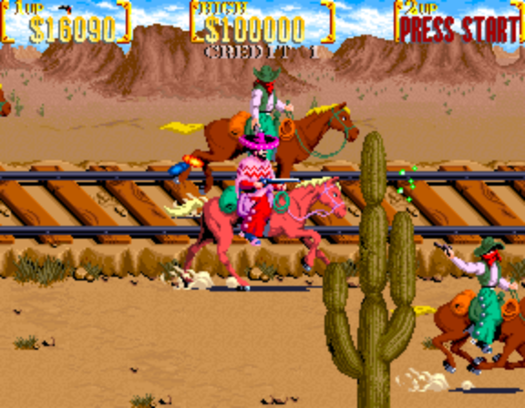 Sunset Riders (2 Players ver ABD) Screenthot 2